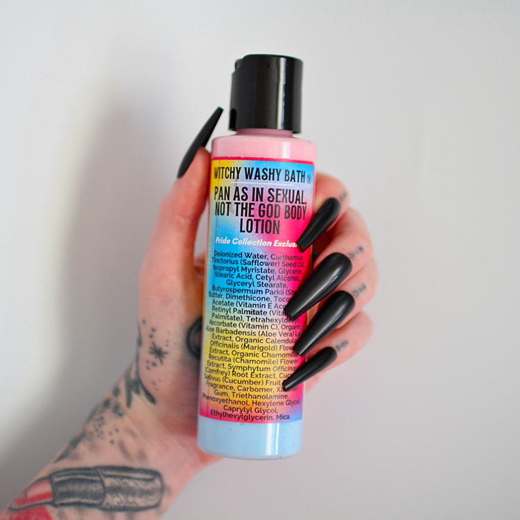 Pan As In Sexual, Not the God Body Lotion