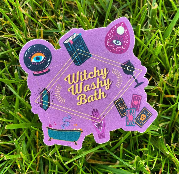 For the Basic Bath Witches Sticker - Witchy Washy Bath ®